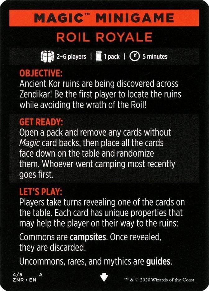 Magic: The Gathering MTG Single Roil Royale (Magic Minigame) [Zendikar Rising Minigame]