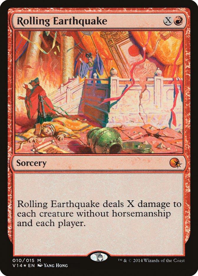 Magic: The Gathering MTG Single Rolling Earthquake [From the Vault: Annihilation]