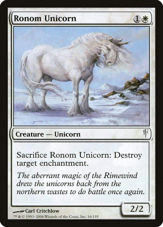 Magic: The Gathering MTG Single Ronom Unicorn [Coldsnap]