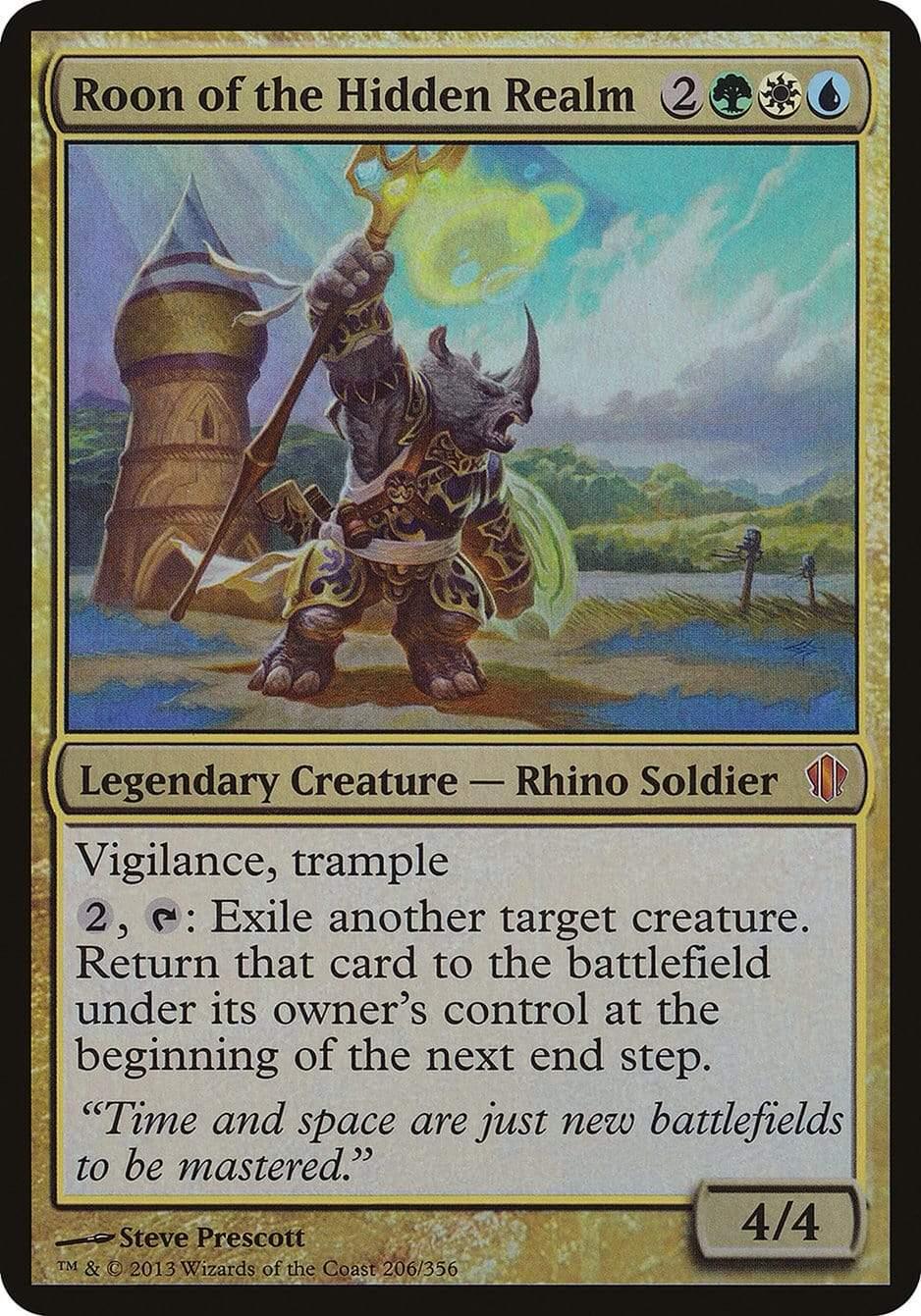 Magic: The Gathering MTG Single Roon of the Hidden Realm (Oversized) [Commander 2013 Oversized]