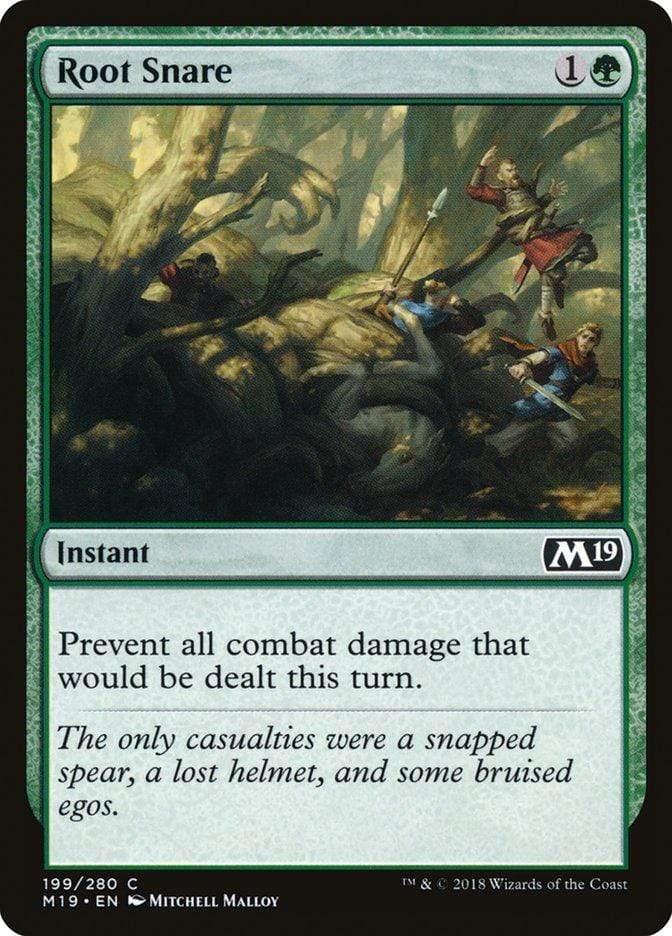 Magic: The Gathering MTG Single Root Snare [Core Set 2019]