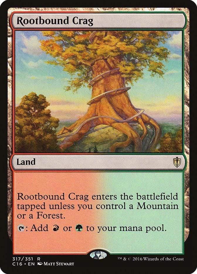 Magic: The Gathering MTG Single Rootbound Crag [Commander 2016]