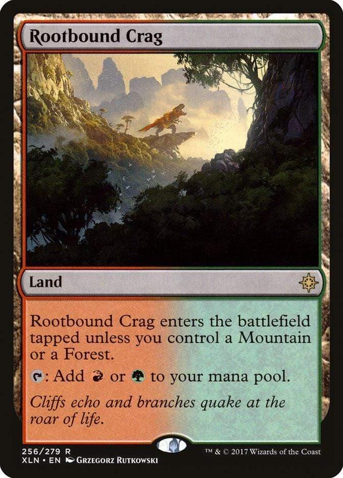 Magic: The Gathering MTG Single Rootbound Crag [Ixalan]