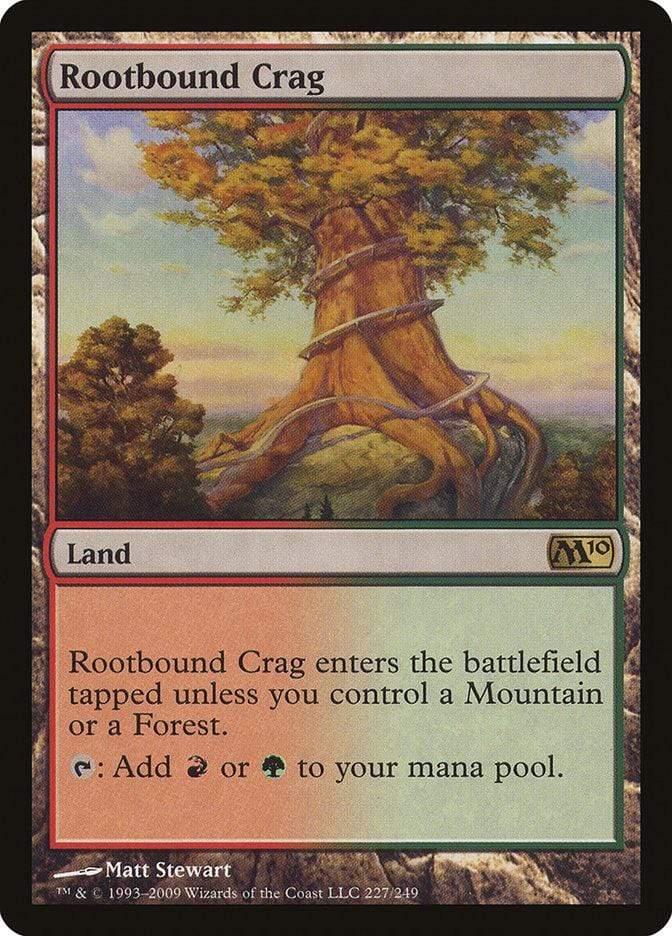 Magic: The Gathering MTG Single Rootbound Crag [Magic 2010]