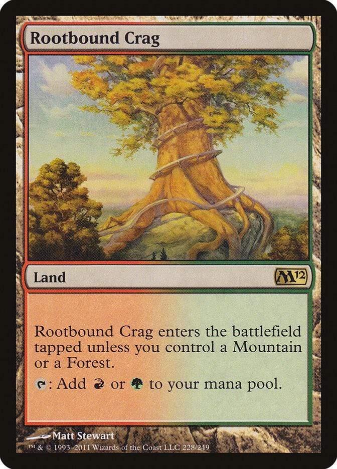 Magic: The Gathering MTG Single Rootbound Crag [Magic 2012]