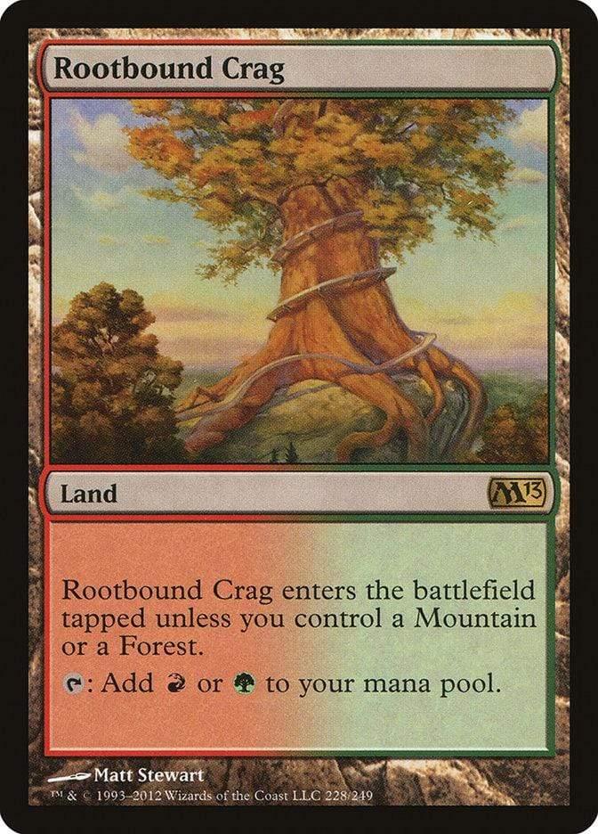 Magic: The Gathering MTG Single Rootbound Crag [Magic 2013]