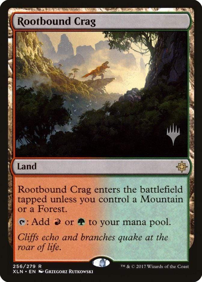 Magic: The Gathering MTG Single Rootbound Crag (Promo Pack) [Ixalan Promos]