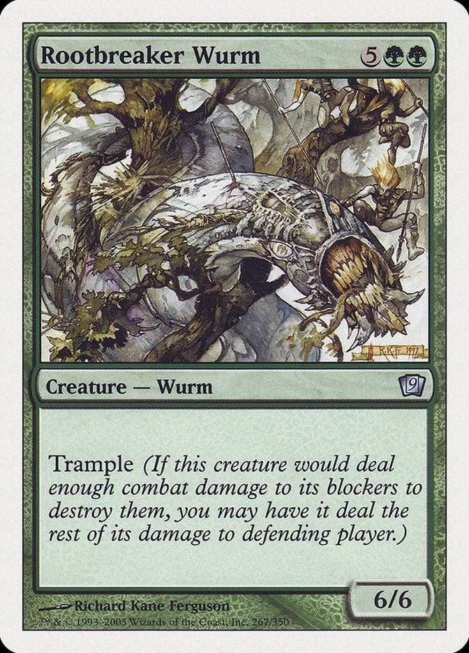 Magic: The Gathering MTG Single Rootbreaker Wurm [Ninth Edition]