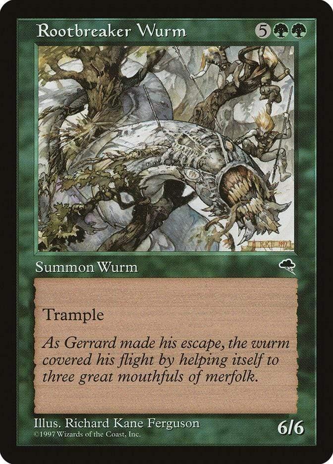 Magic: The Gathering MTG Single Rootbreaker Wurm [Tempest]