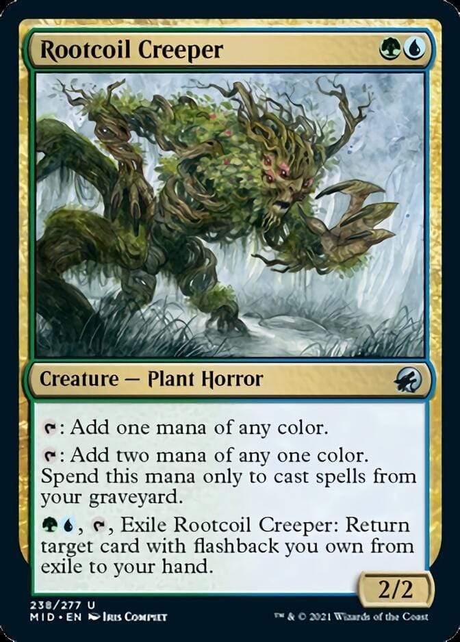Magic: The Gathering MTG Single Rootcoil Creeper [Innistrad: Midnight Hunt]