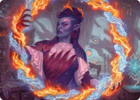 Magic: The Gathering MTG Single Rootha, Mercurial Artist Art Card [Strixhaven: School of Mages Art Series]