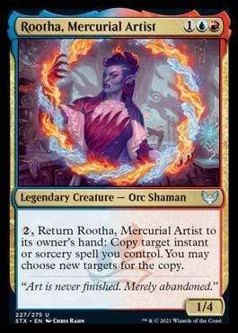 Magic: The Gathering MTG Single Rootha, Mercurial Artist [Strixhaven: School of Mages]