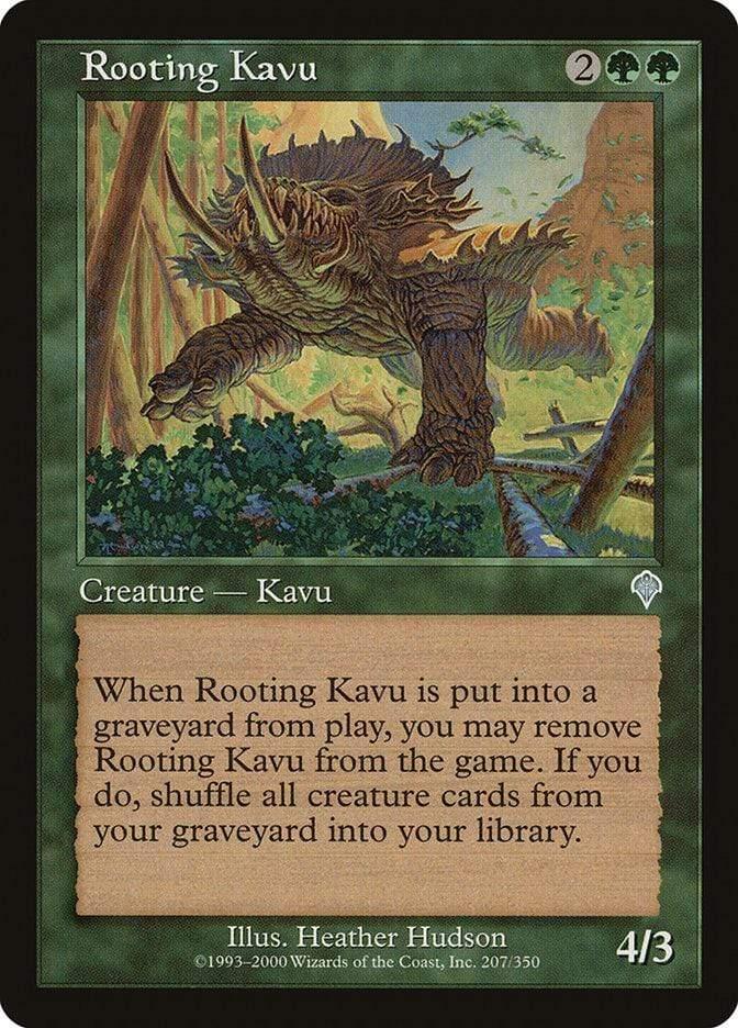 Magic: The Gathering MTG Single Rooting Kavu [Invasion]