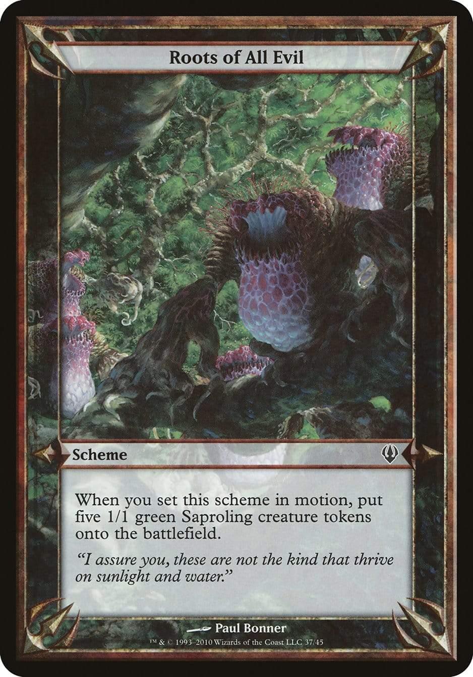 Magic: The Gathering MTG Single Roots of All Evil (Schemes) [Archenemy Schemes]