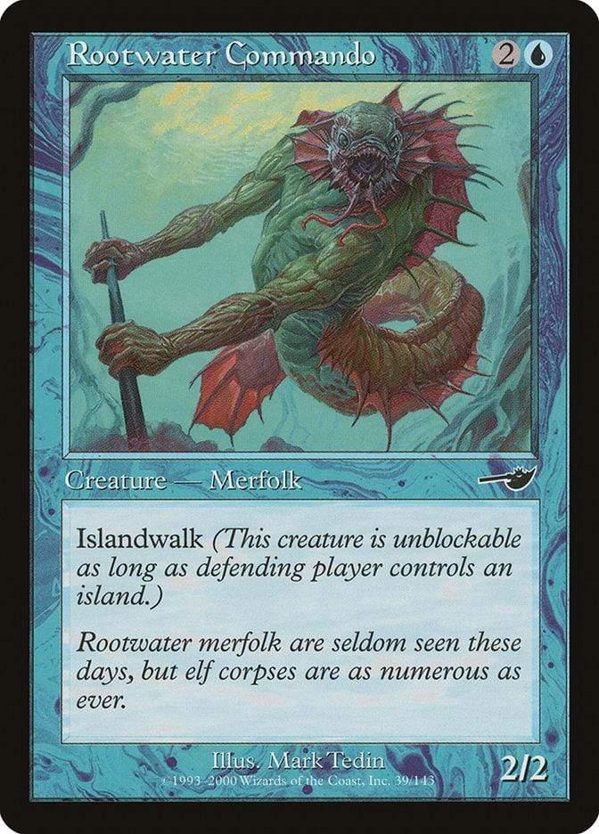 Magic: The Gathering MTG Single Rootwater Commando [Nemesis]