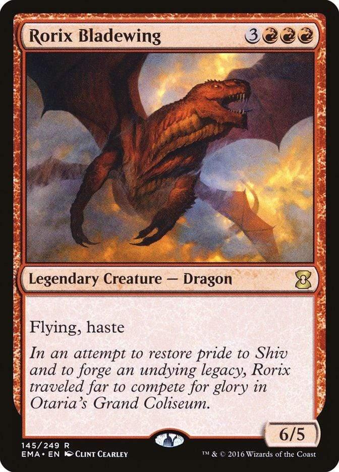 Magic: The Gathering MTG Single Rorix Bladewing [Eternal Masters]