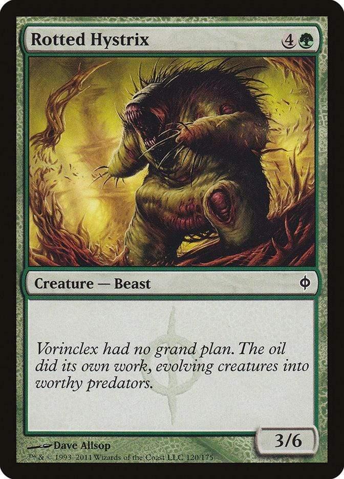 Magic: The Gathering MTG Single Rotted Hystrix [New Phyrexia]