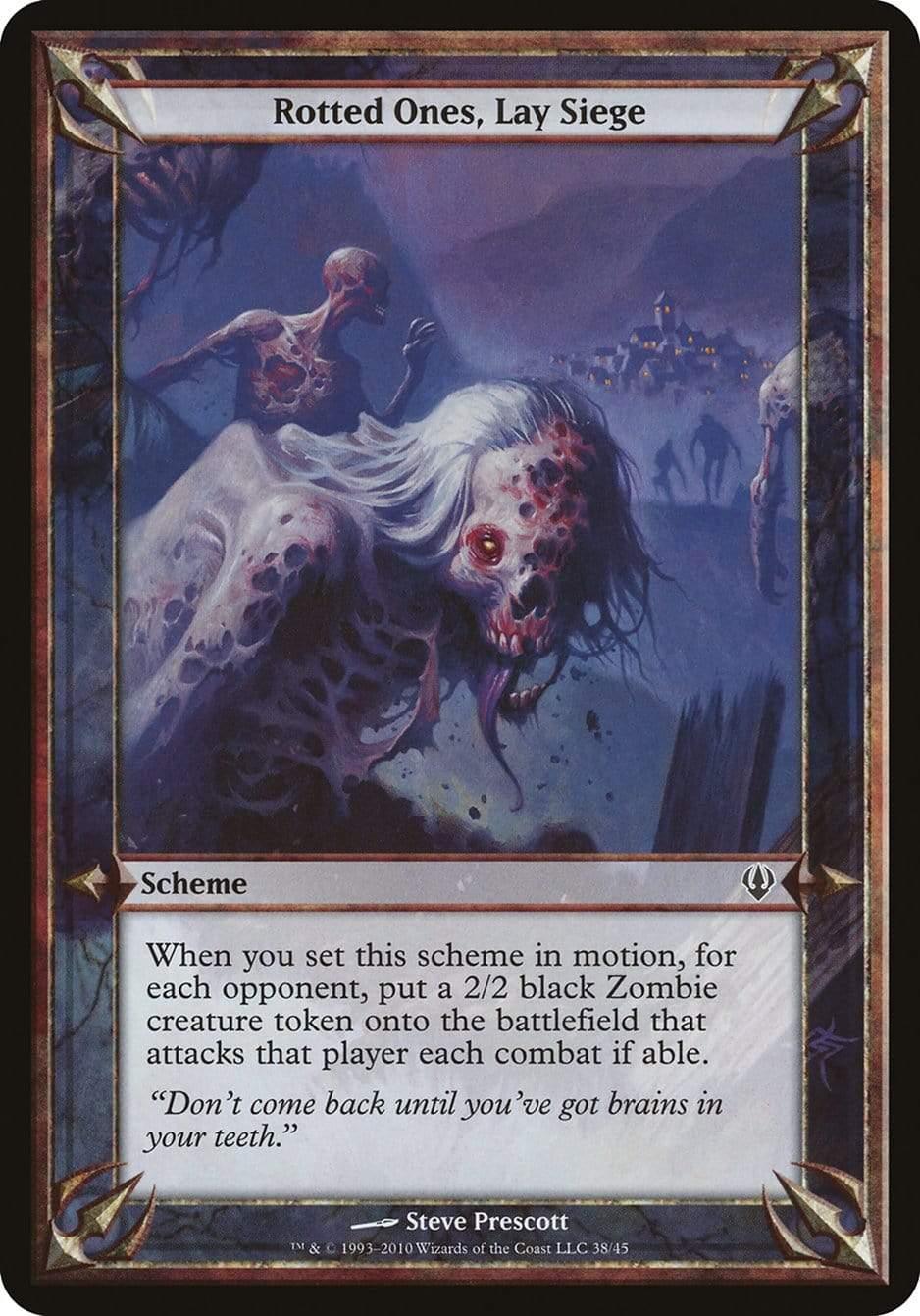 Magic: The Gathering MTG Single Rotted Ones, Lay Siege (Schemes) [Archenemy Schemes]
