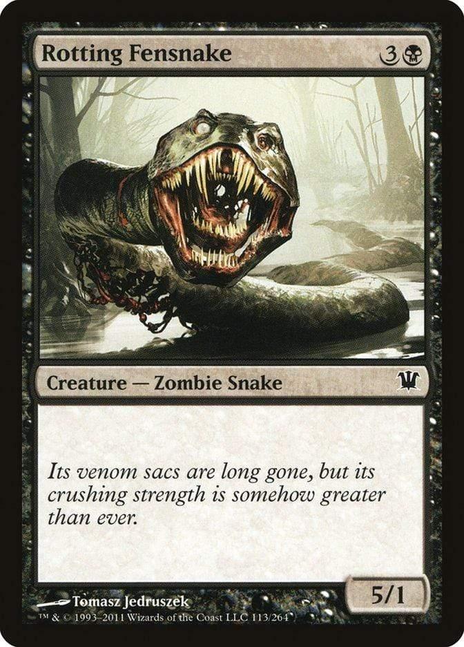 Magic: The Gathering MTG Single Rotting Fensnake [Innistrad]