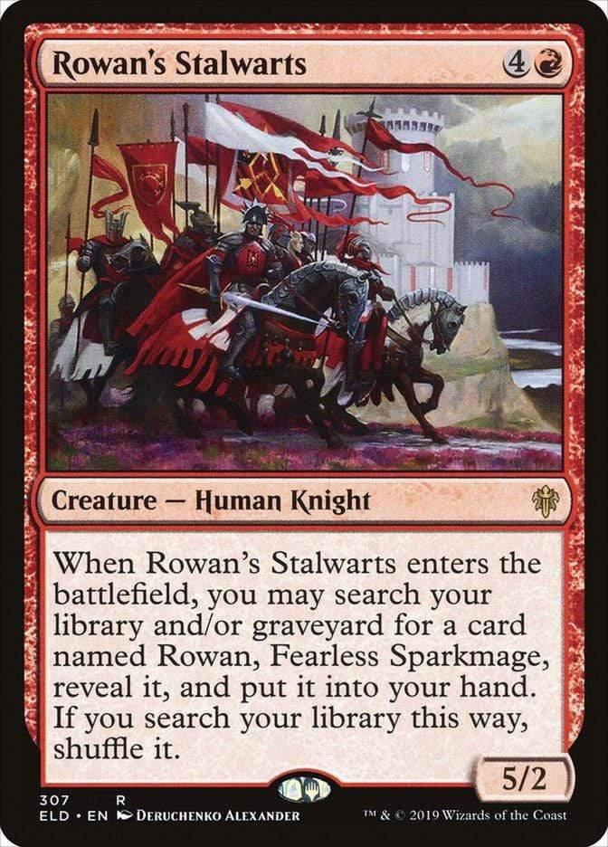Magic: The Gathering MTG Single Rowan's Stalwarts [Throne of Eldraine]