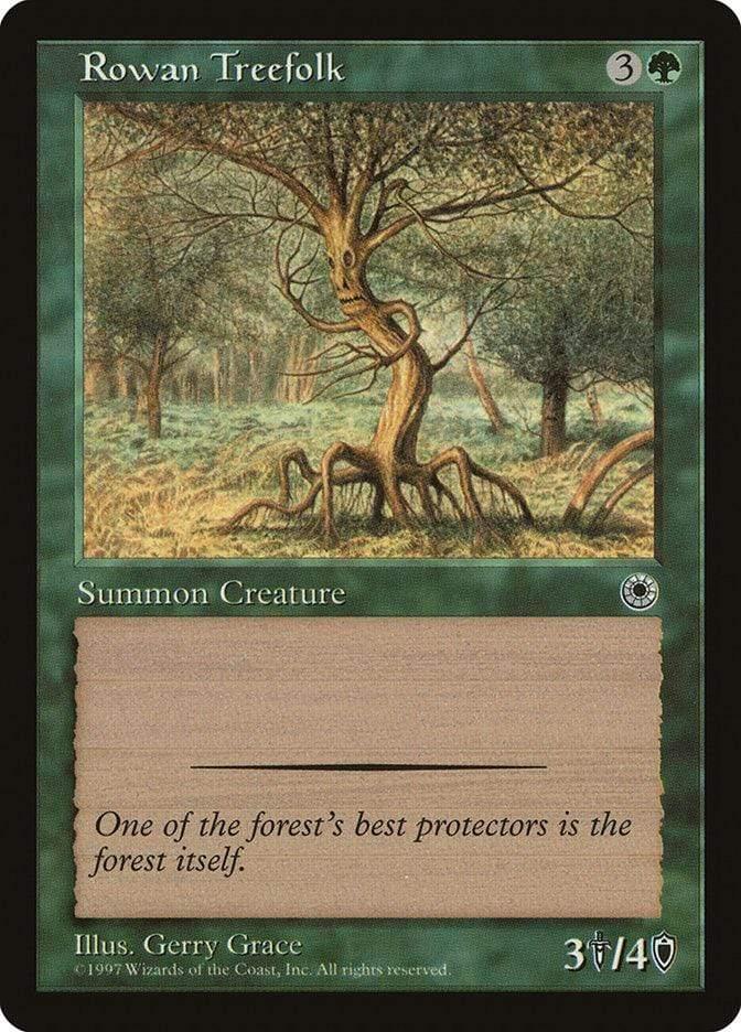 Magic: The Gathering MTG Single Rowan Treefolk [Portal]