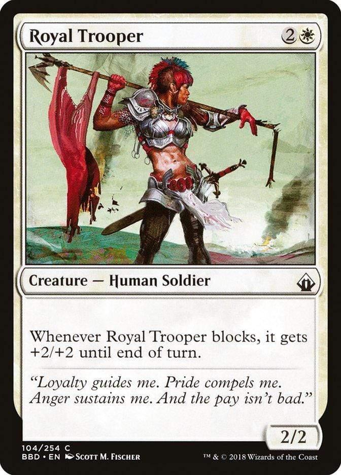 Magic: The Gathering MTG Single Royal Trooper [Battlebond]