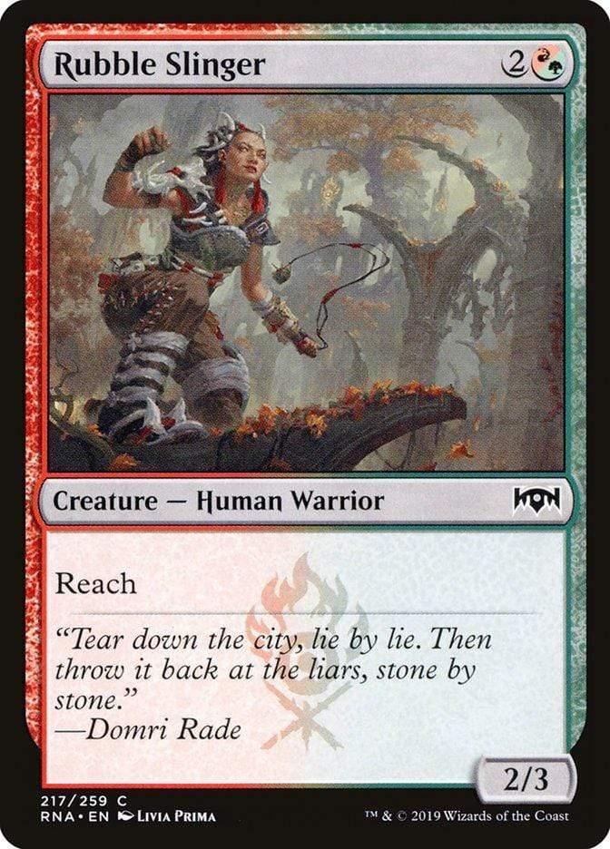 Magic: The Gathering MTG Single Rubble Slinger [Ravnica Allegiance]