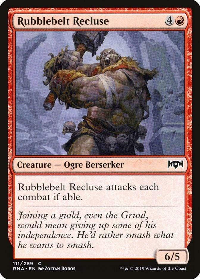 Magic: The Gathering MTG Single Rubblebelt Recluse [Ravnica Allegiance]