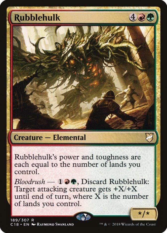 Magic: The Gathering MTG Single Rubblehulk [Commander 2018]