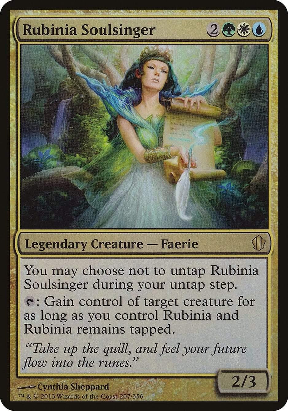 Magic: The Gathering MTG Single Rubinia Soulsinger (Oversized) [Commander 2013 Oversized]