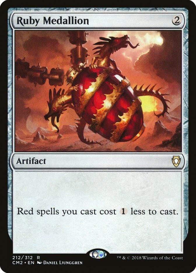 Magic: The Gathering MTG Single Ruby Medallion [Commander Anthology Volume II]