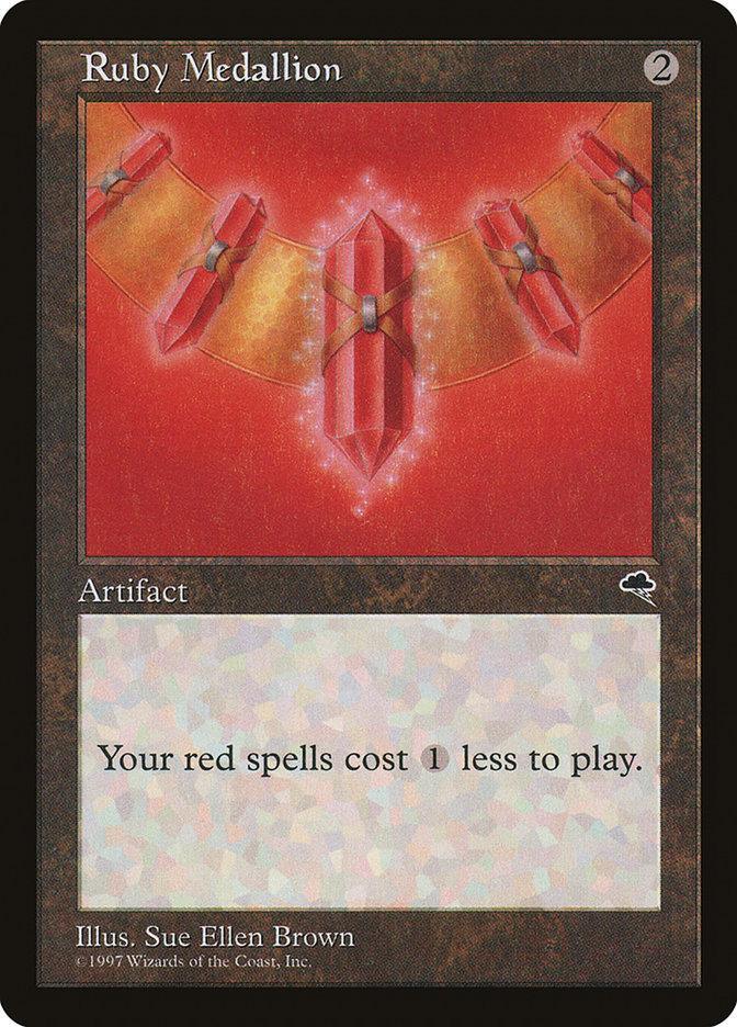 Magic: The Gathering MTG Single Ruby Medallion [Tempest]