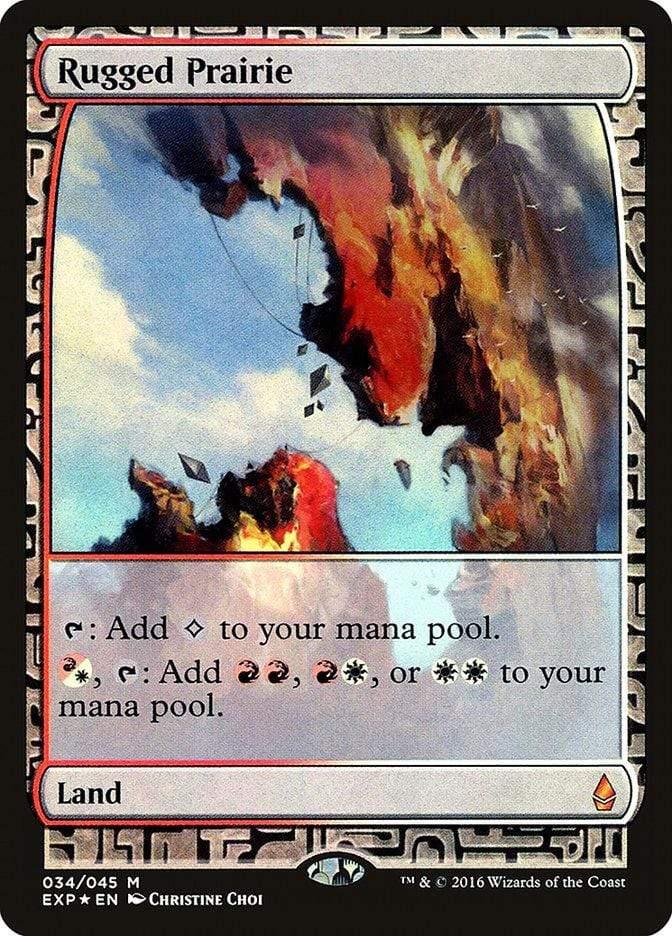 Magic: The Gathering MTG Single Rugged Prairie [Zendikar Expeditions]