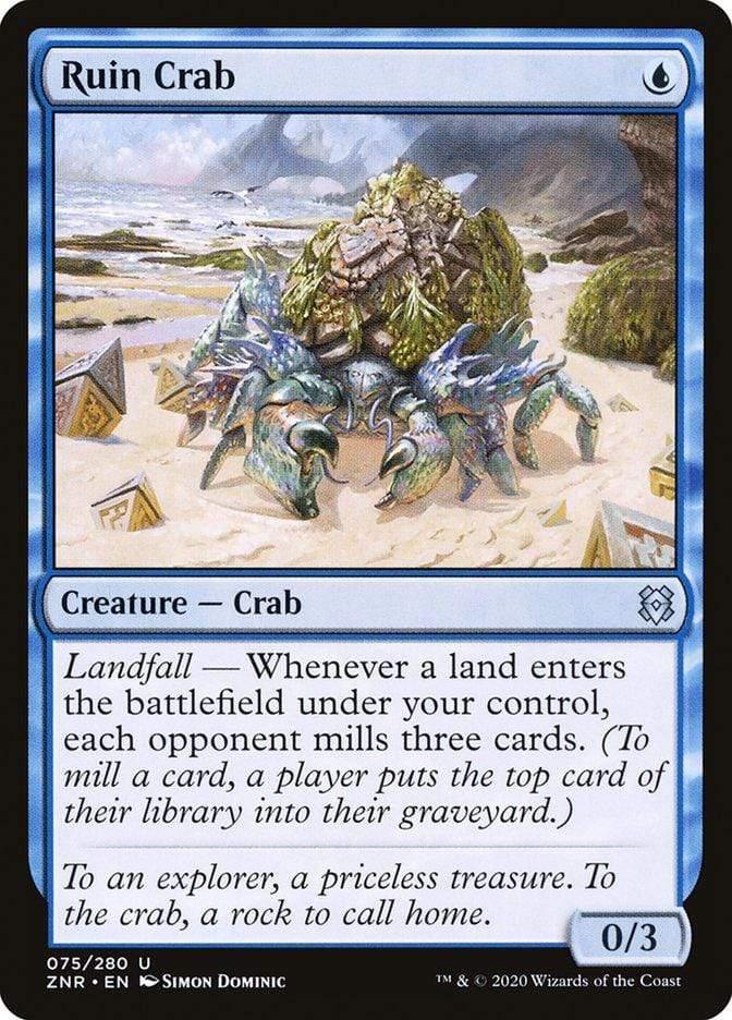 Magic: The Gathering MTG Single Ruin Crab [Zendikar Rising]
