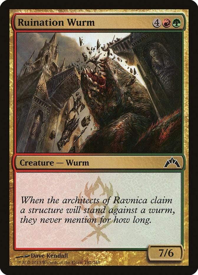 Magic: The Gathering MTG Single Ruination Wurm [Gatecrash]