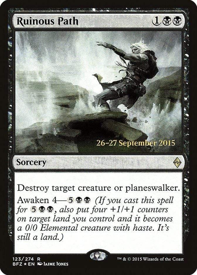 Magic: The Gathering MTG Single Ruinous Path  [Battle for Zendikar Prerelease Promos]