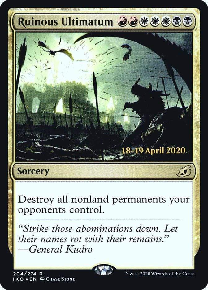 Magic: The Gathering MTG Single Ruinous Ultimatum  [Ikoria: Lair of Behemoths Prerelease Promos]
