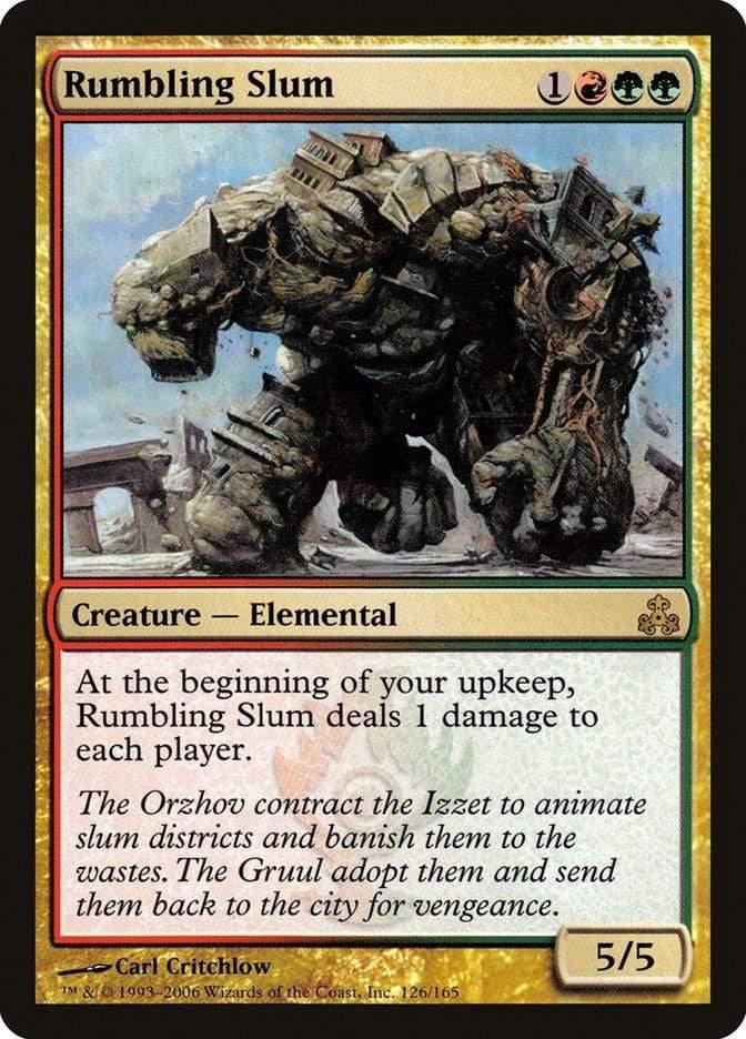 Magic: The Gathering MTG Single Rumbling Slum [Guildpact]