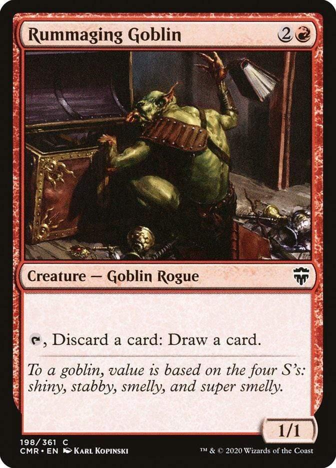 Magic: The Gathering MTG Single Rummaging Goblin [Commander Legends]
