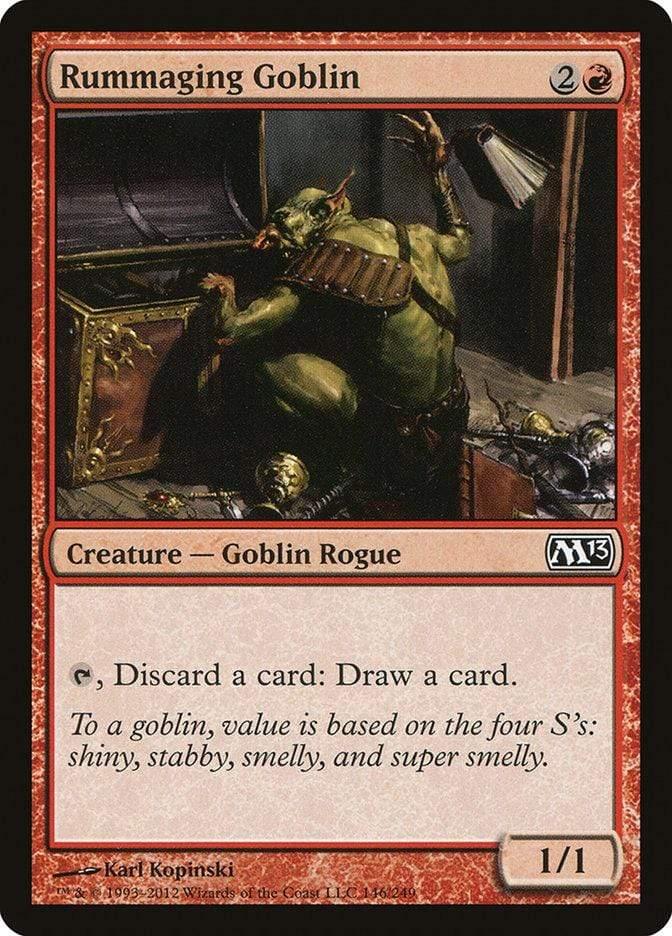 Magic: The Gathering MTG Single Rummaging Goblin [Magic 2013]
