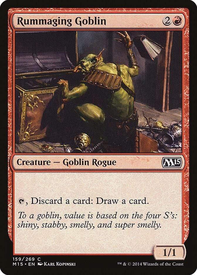 Magic: The Gathering MTG Single Rummaging Goblin [Magic 2015]