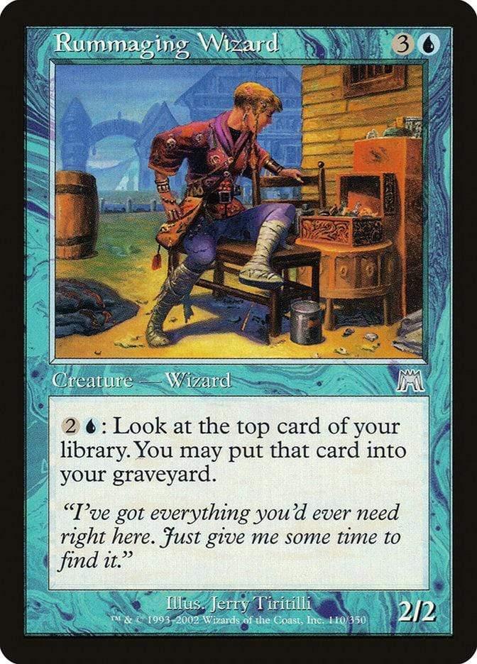 Magic: The Gathering MTG Single Rummaging Wizard [Onslaught]