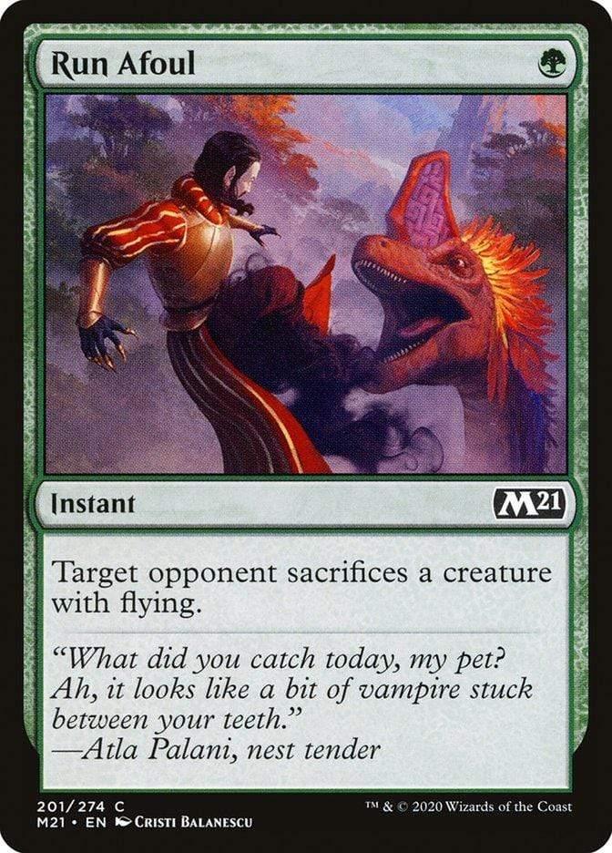 Magic: The Gathering MTG Single Run Afoul [Core Set 2021]