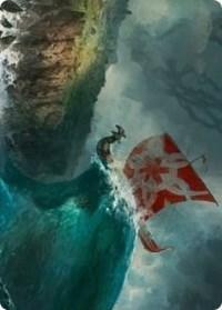 Magic: The Gathering MTG Single Run Ashore Art Card [Kaldheim: Art Series]