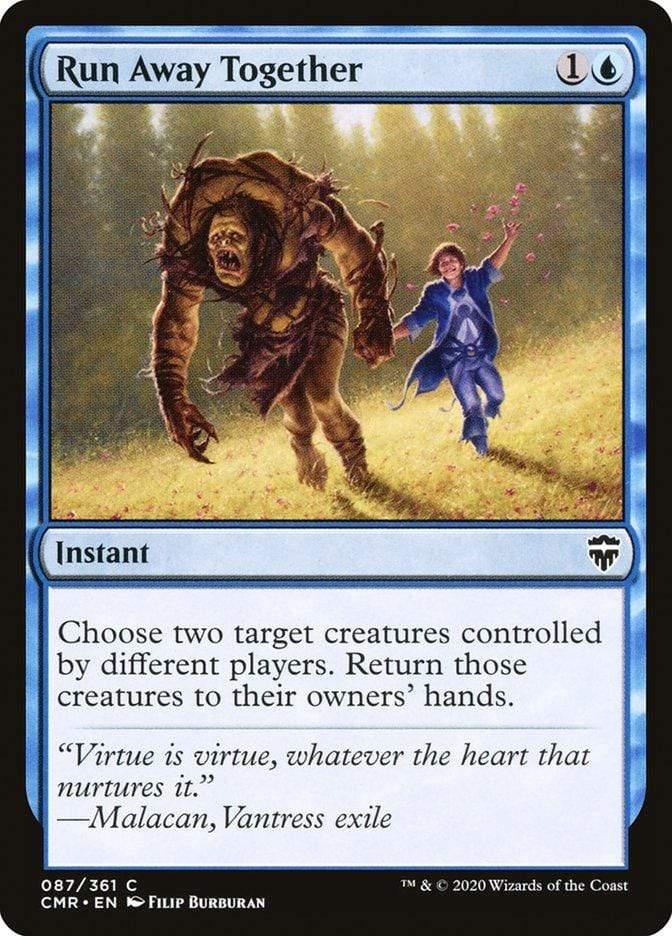 Magic: The Gathering MTG Single Run Away Together [Commander Legends]