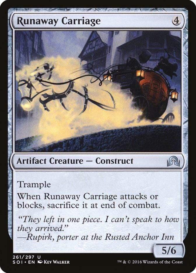 Magic: The Gathering MTG Single Runaway Carriage [Shadows over Innistrad]