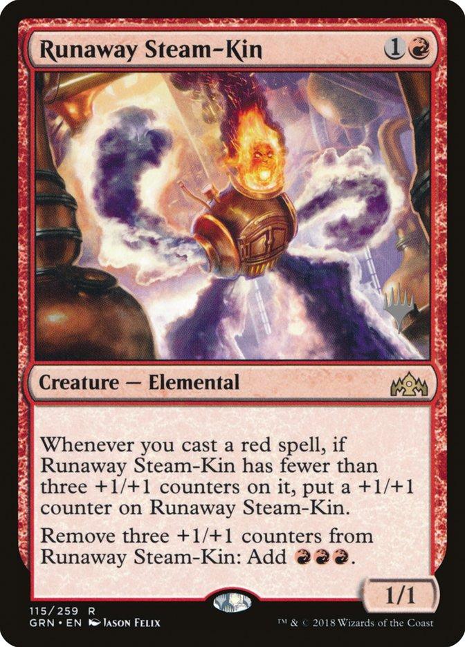 Magic: The Gathering MTG Single Runaway Steam-Kin (Promo Pack) [Guilds of Ravnica Promos]