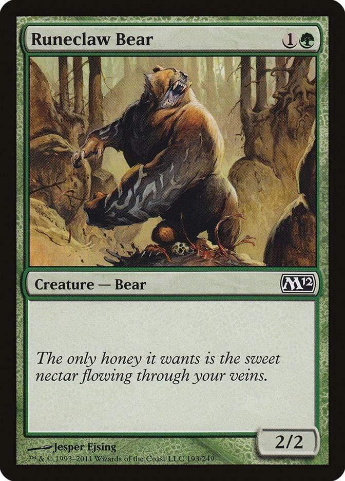 Magic: The Gathering MTG Single Runeclaw Bear [Magic 2012]