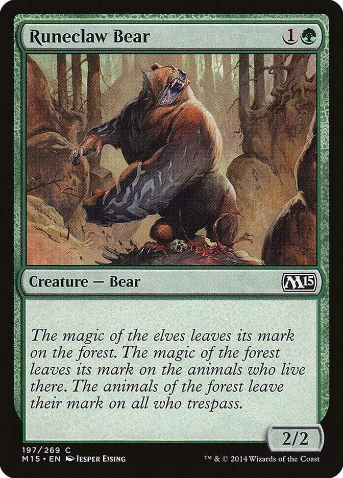 Magic: The Gathering MTG Single Runeclaw Bear [Magic 2015]