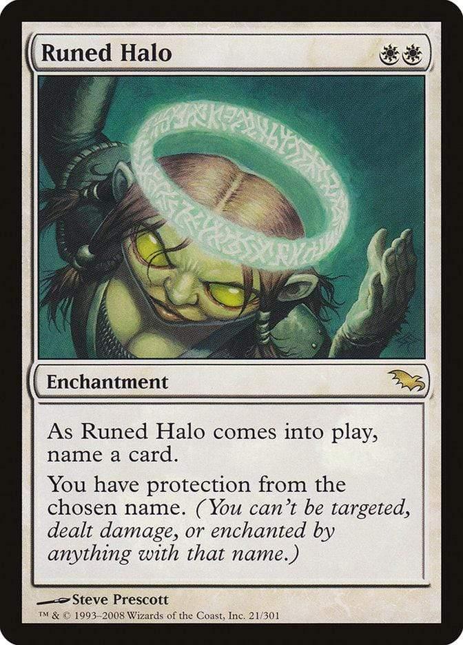 Magic: The Gathering MTG Single Runed Halo [Shadowmoor]
